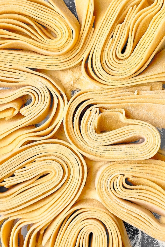 Homemade Pappardelle Pasta