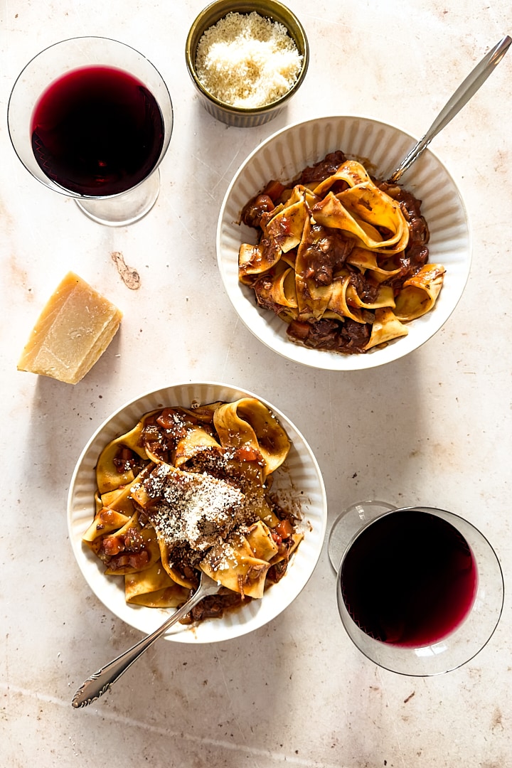Slow Cooked Lamb Ragu with Pappardelle Not Just Food