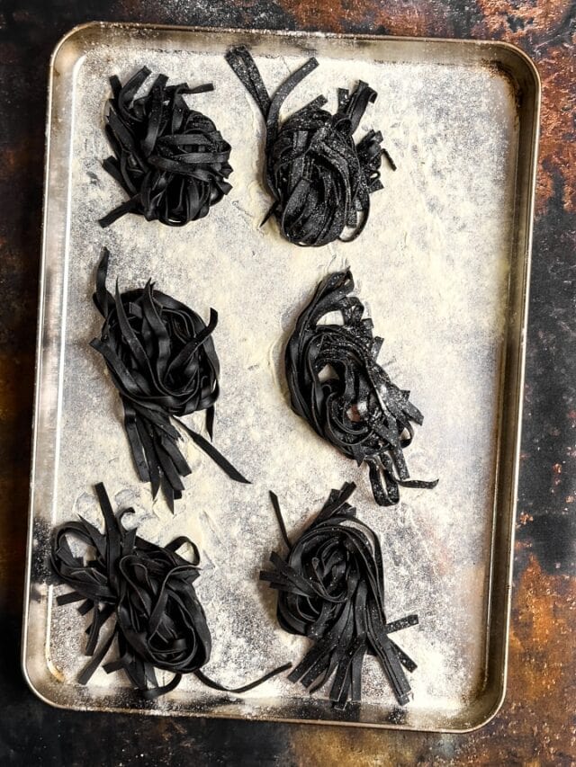 Homemade Squid Ink Pasta Story