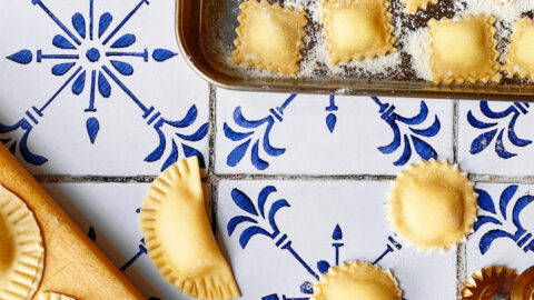 View of How to Roll Out Fresh Pasta Sheets for Lasagne - Not Just Food