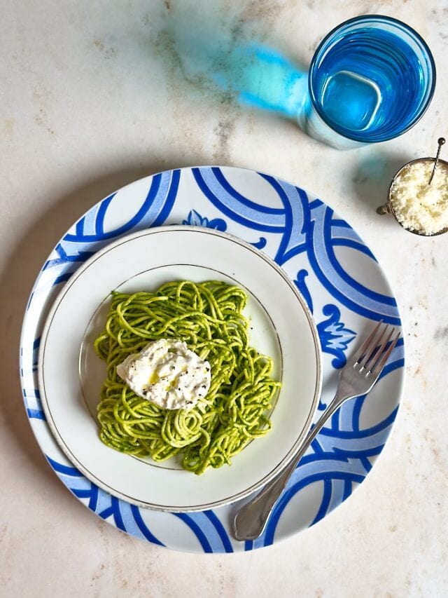 Wild Garlic Pesto Pasta Story