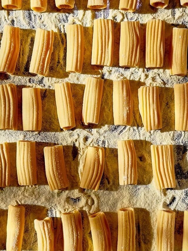 Homemade Rigatoni Story