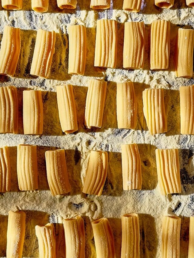 Homemade Rigatoni Story