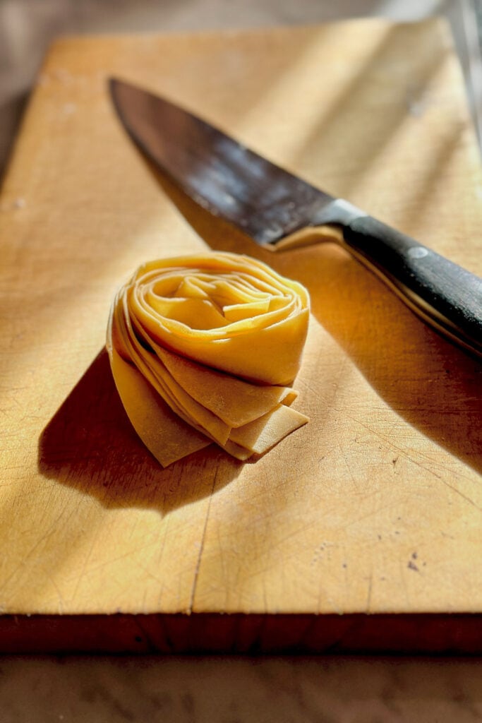 Pappardelle al Limone (Creamy Lemon Pasta) Not Just Food